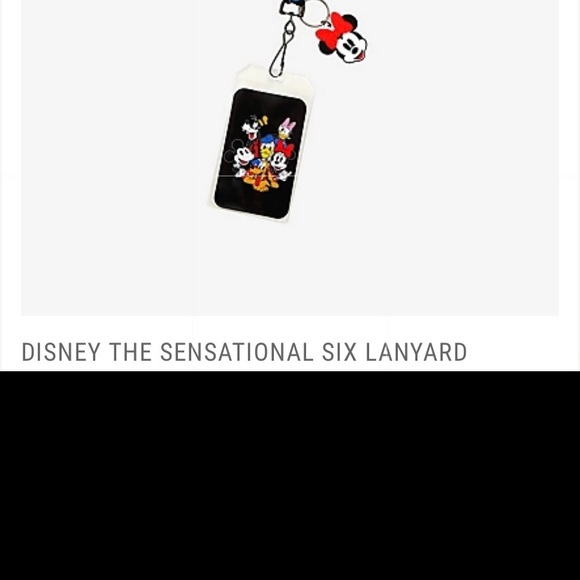 NWOT Hot Topic Disney The Sensational Six Lanyard - Picture 3 of 4